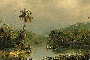 Frederic Edwin Church Tropical Landscape oil painting on canvas